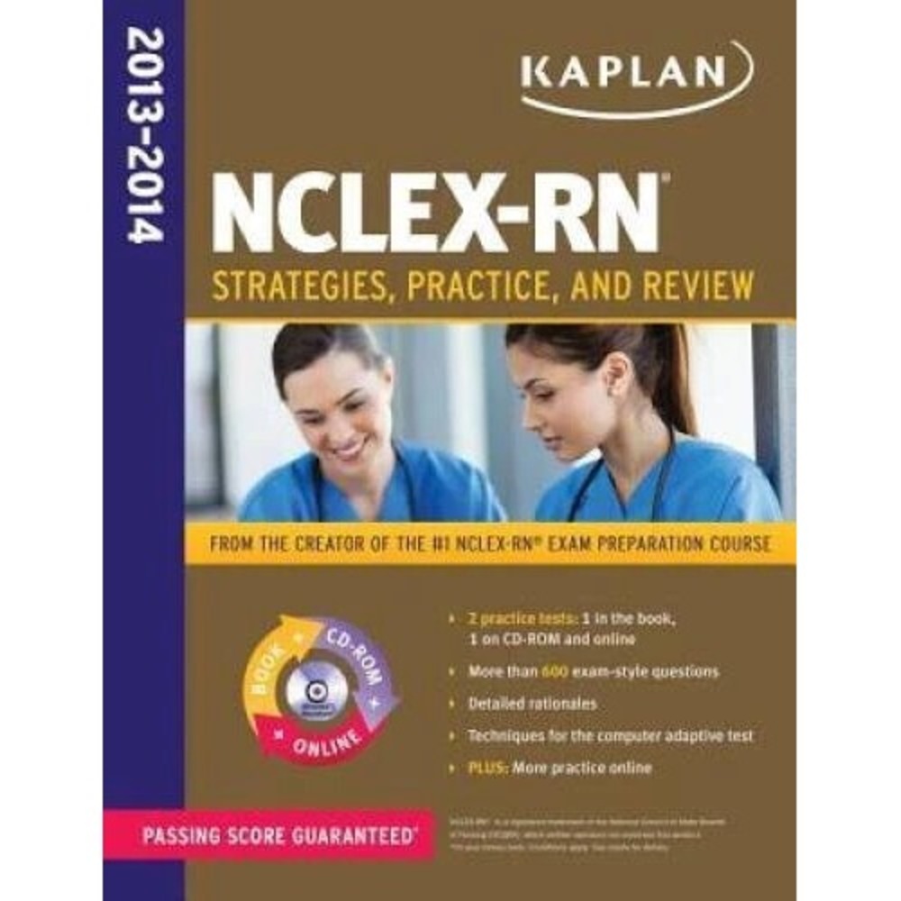 NCLEX-RN  Strategies, Practice, and Review 2013-2014 by Kaplan - Paperback NEW